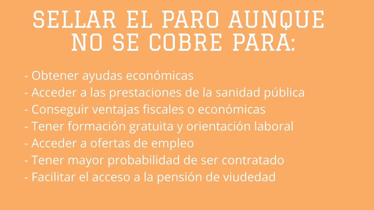 ¿Por qué conviene sellar el paro aunque no se esté cobrando subsidio?
