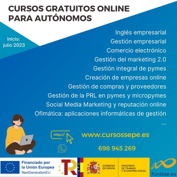 cursos autonomos 2023