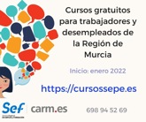 Cursos gratuitos para desempleados de Murcia